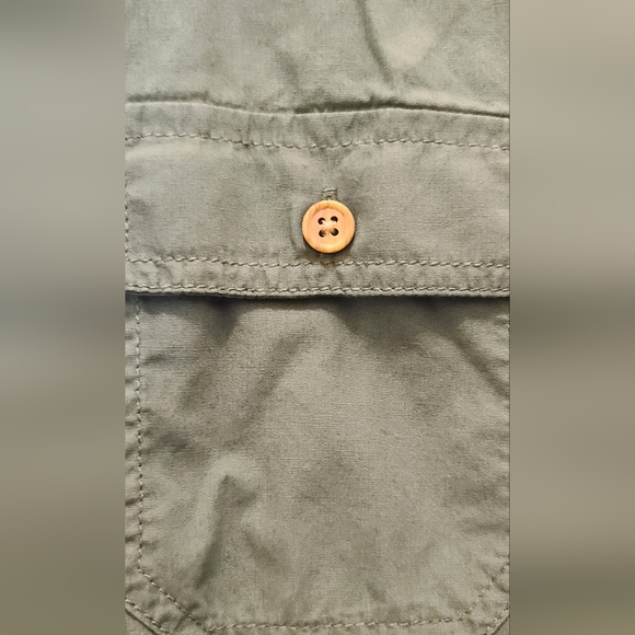 Green safari shirt, M 7-8 , Joe fresh kids - Picture 2 of 6